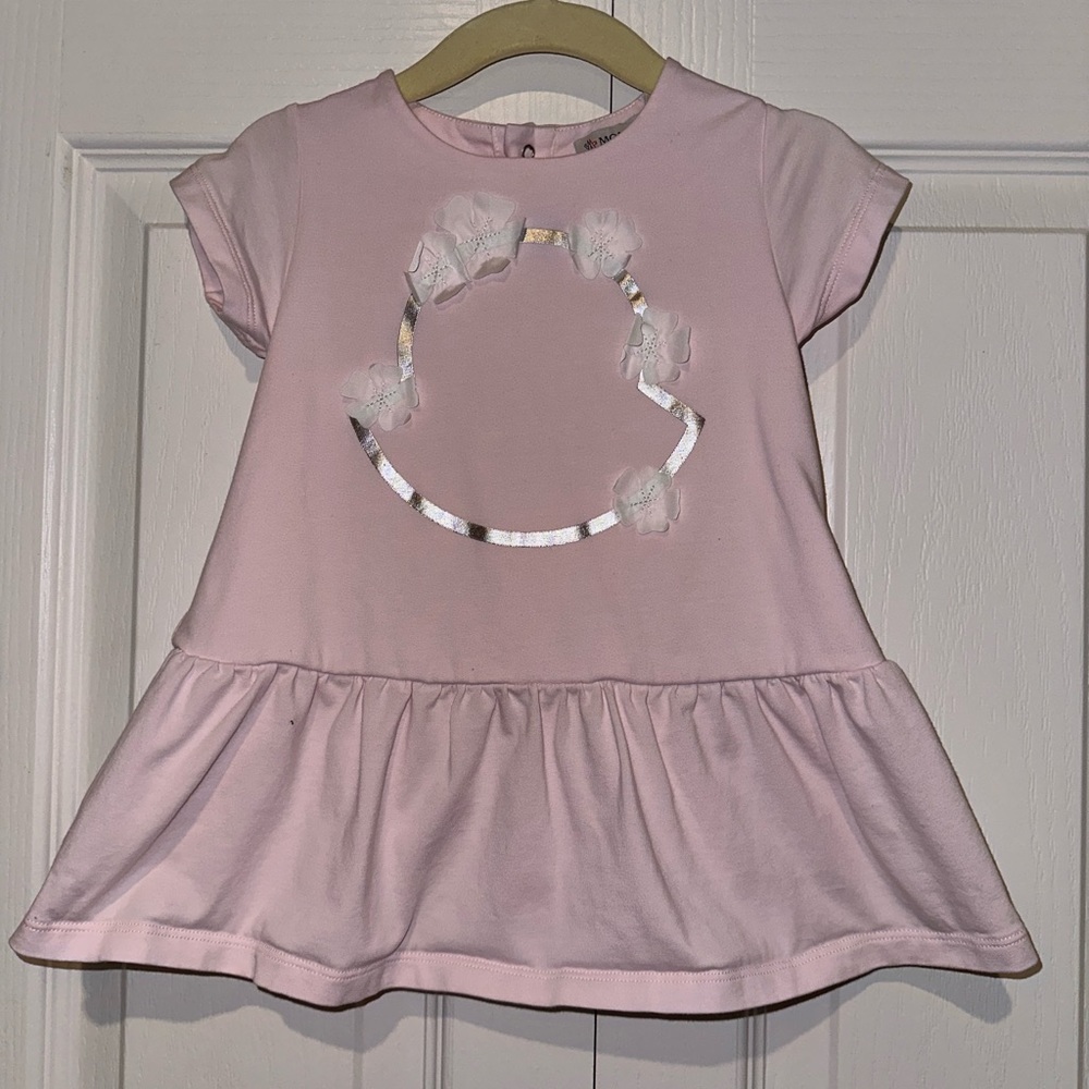 Moncler Baby Girls Pink Cotton Dress